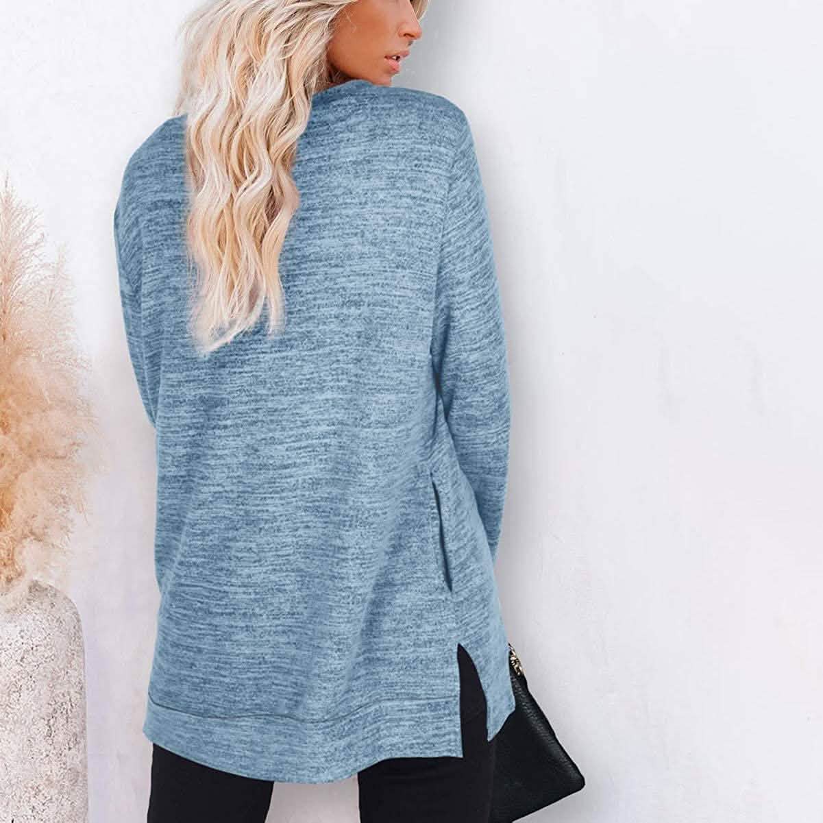 Women's Casual Sweatshirts Long Sleeve Oversized Shirt