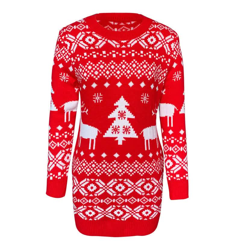 Women's Christmas Sweater Dresses for Cute Instant Holiday Outfits