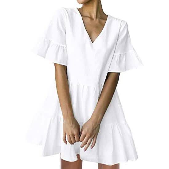Women’s Cute Shift Dress with Pockets