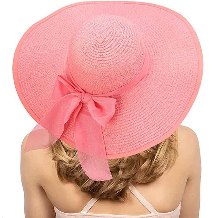 Women's Floppy Wide Brim Beach Hat