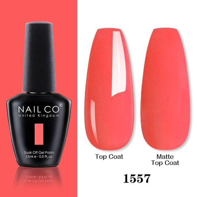 Womens Gel Nail Polish Multi Glossy and Matte Colors Elegant Manicure Design For Womens