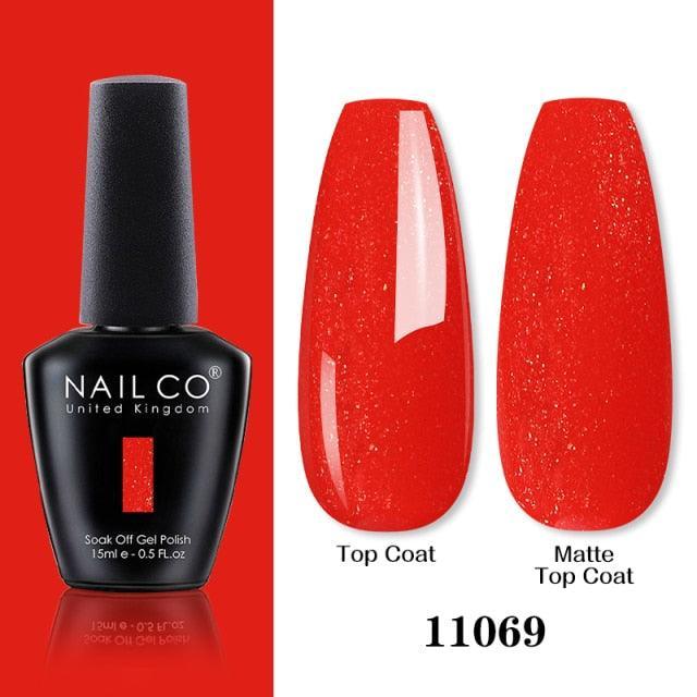 Womens Gel Nail Polish Multi Glossy and Matte Colors Elegant Manicure Design For Womens