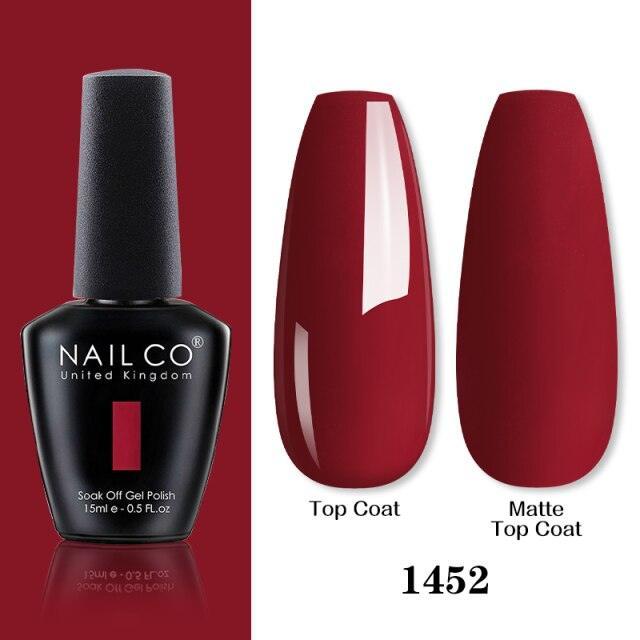 Womens Gel Nail Polish Multi Glossy and Matte Colors Elegant Manicure Design For Womens