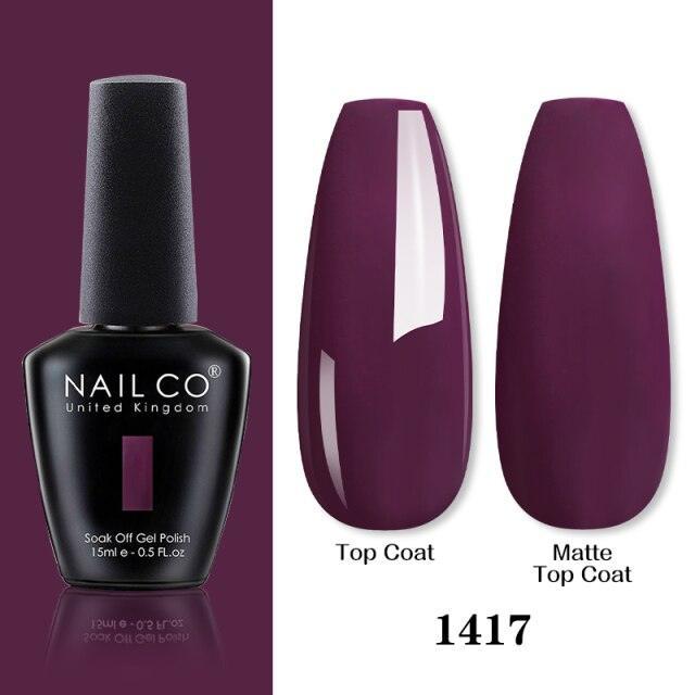 Womens Gel Nail Polish Multi Glossy and Matte Colors Elegant Manicure Design For Womens