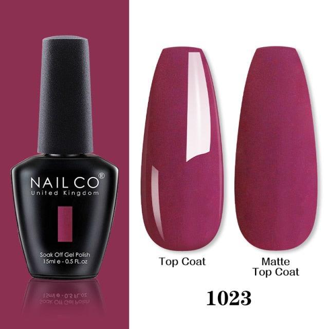 Womens Gel Nail Polish Multi Glossy and Matte Colors Elegant Manicure Design For Womens