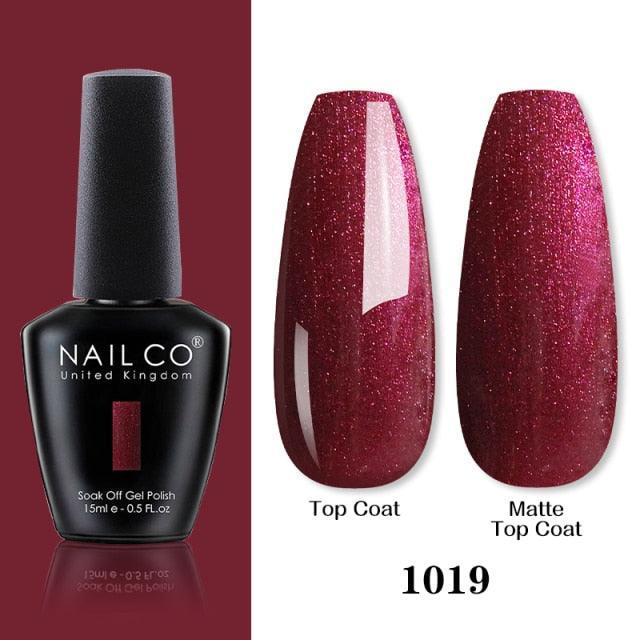 Womens Gel Nail Polish Multi Glossy and Matte Colors Elegant Manicure Design For Womens