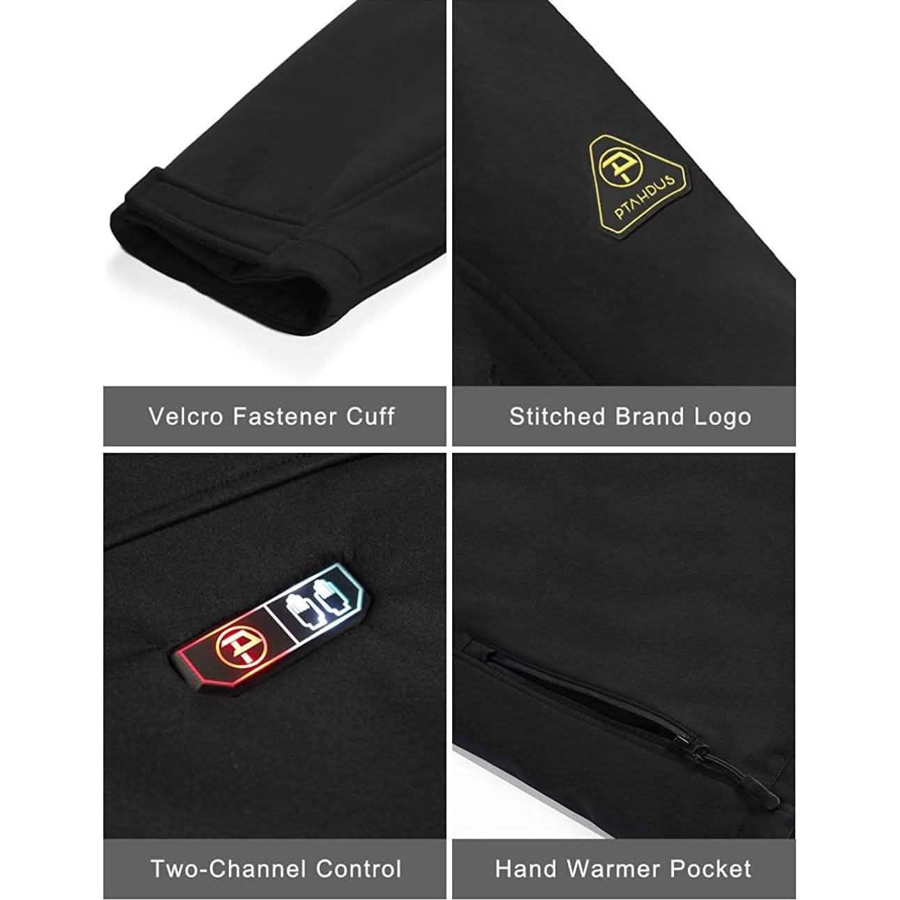 Women’s Heated Jacket Soft Shell with Hand Warmer