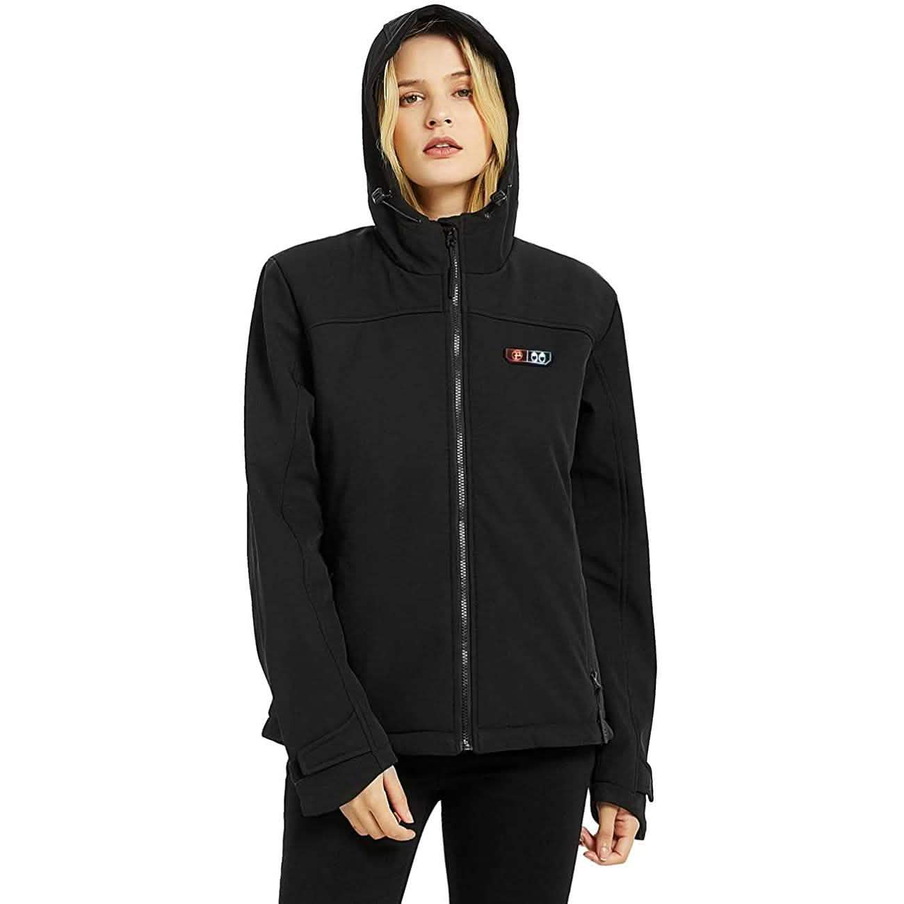 Women’s Heated Jacket Soft Shell with Hand Warmer