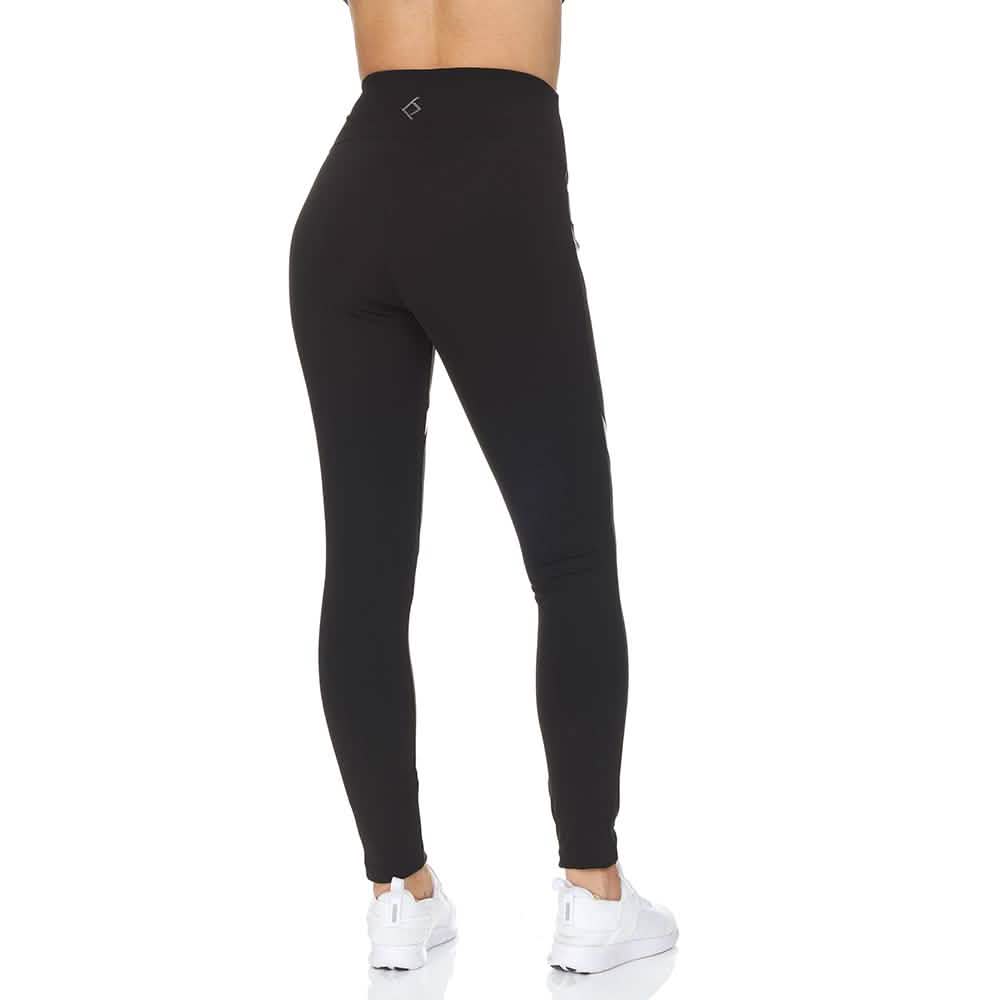 Women's High Waist Active Full Length Leggings With Lazer Cut Mesh