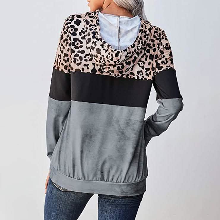 Women's Hoodie Sweatshirts Casual Animal Print