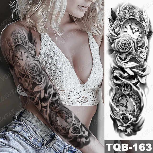 Womens Large Waterproof Temporary Sticker Tattoo Tiger Fox Luxury Design From Wonderland