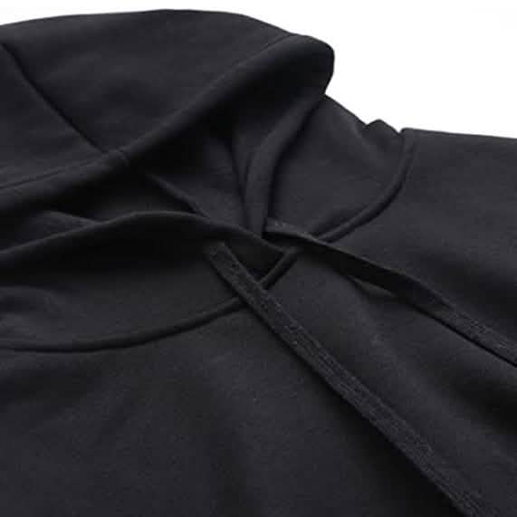 Women's Pullover Fleece Drop Shoulder Striped Hoodie