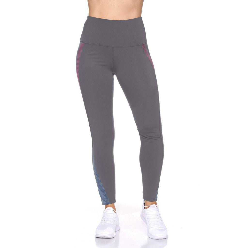 Women's Rubber Dotted High Waist Full Length Legging