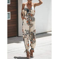 Women's Sexy Casual Daily V Neck Jumpsuit