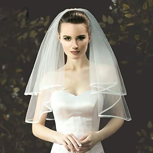 Women's Simple Bridal Veil with Comb