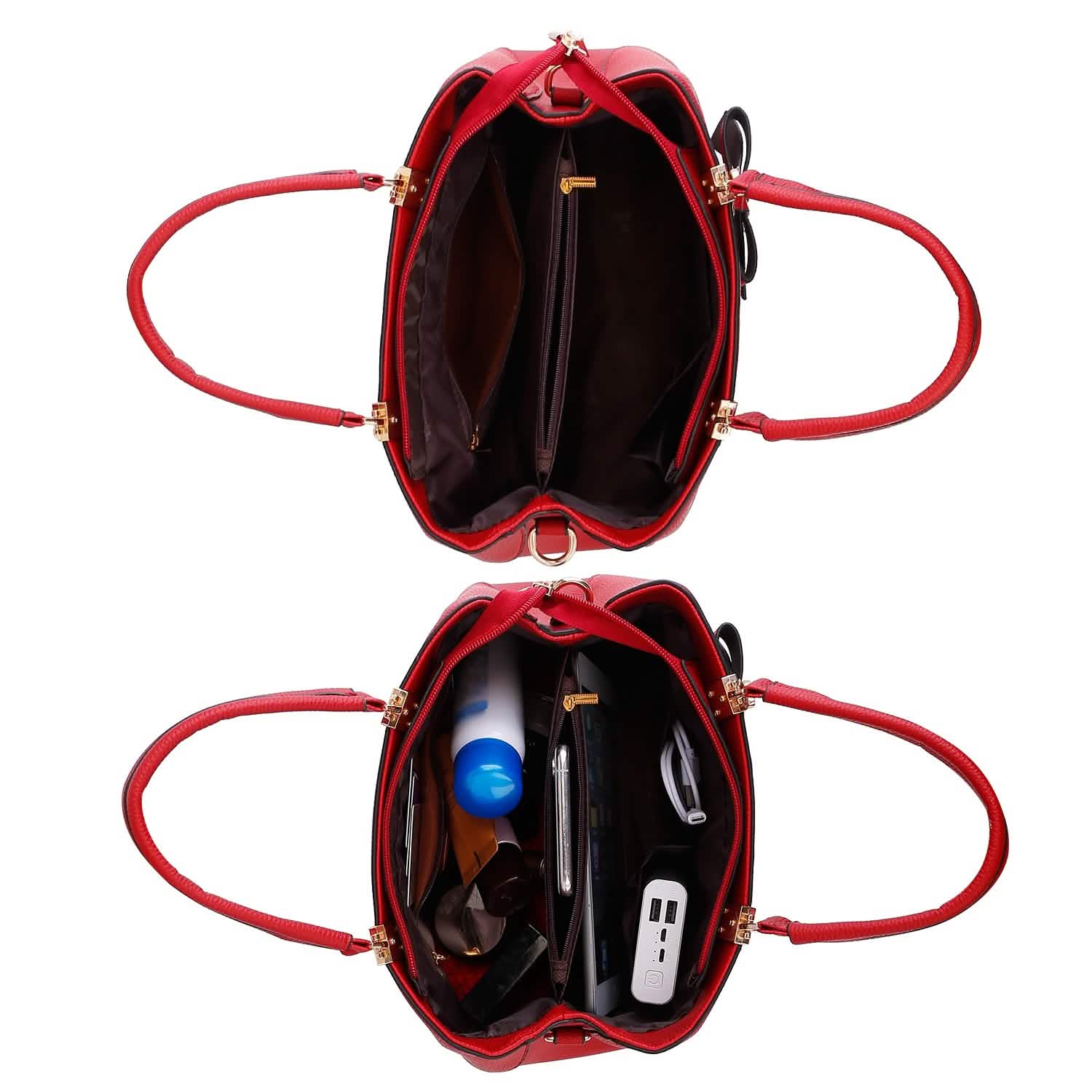 Women's Soft Leather Handbag Tote Shoulder Crossbody Bag