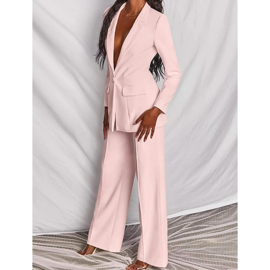 Women's Suits Regular Pocket Coat Formal Fashion