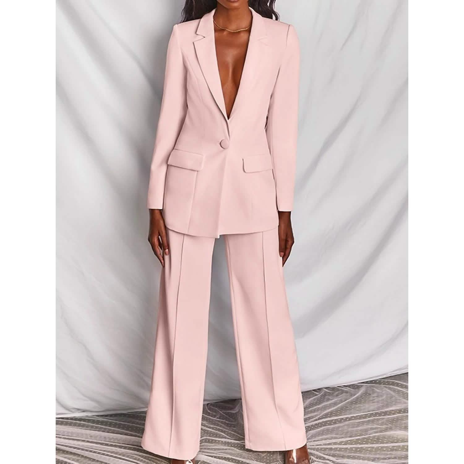 Women's Suits Regular Pocket Coat Formal Fashion