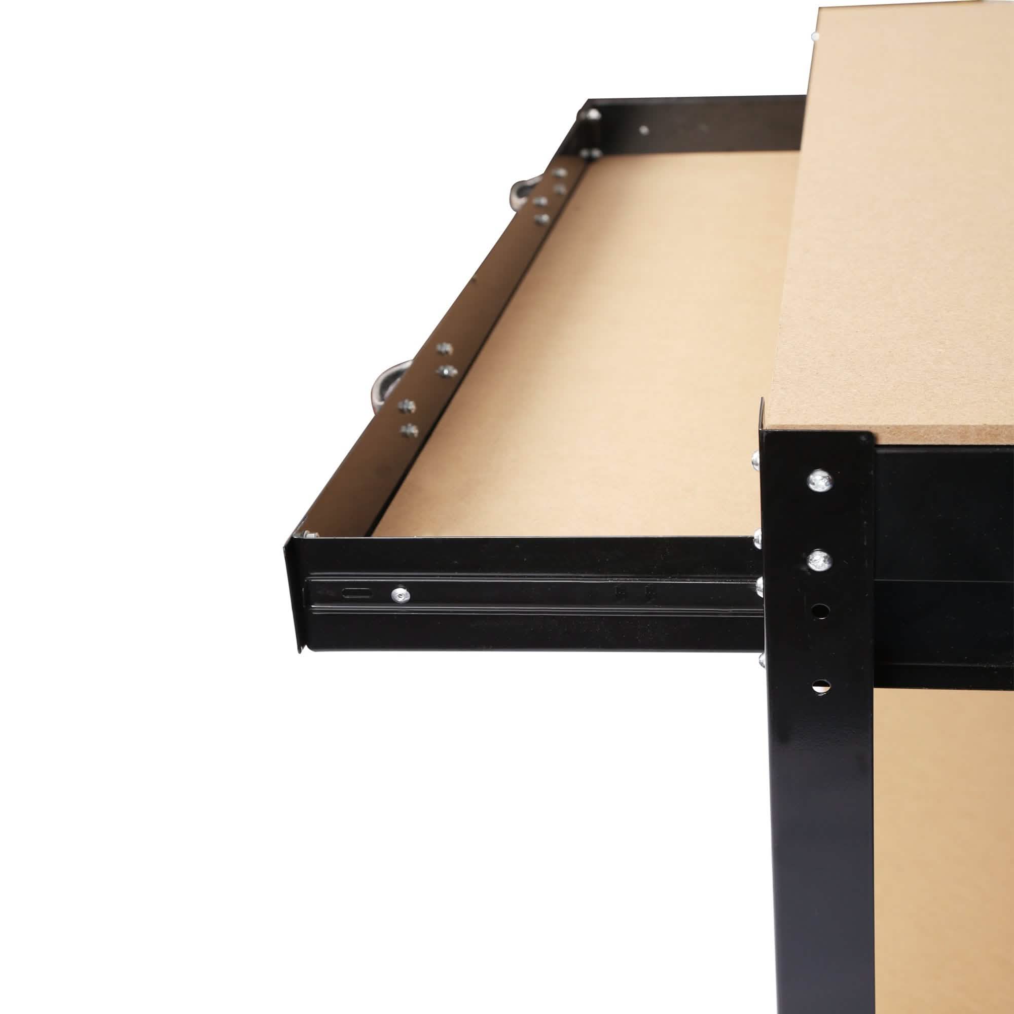 Work Benches for Garage Shop Work Station Tools Table with Peg Board and Drawers