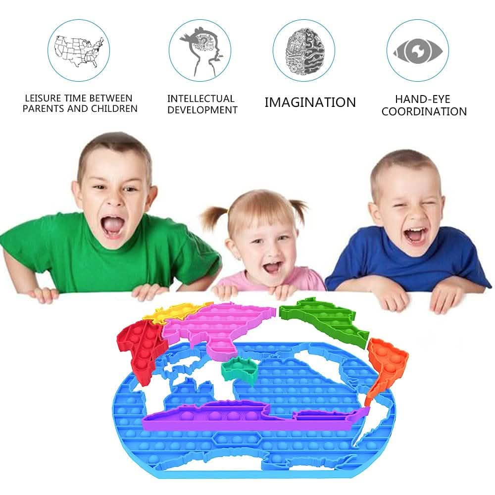 World Push Pop Anti-Stress Puzzle