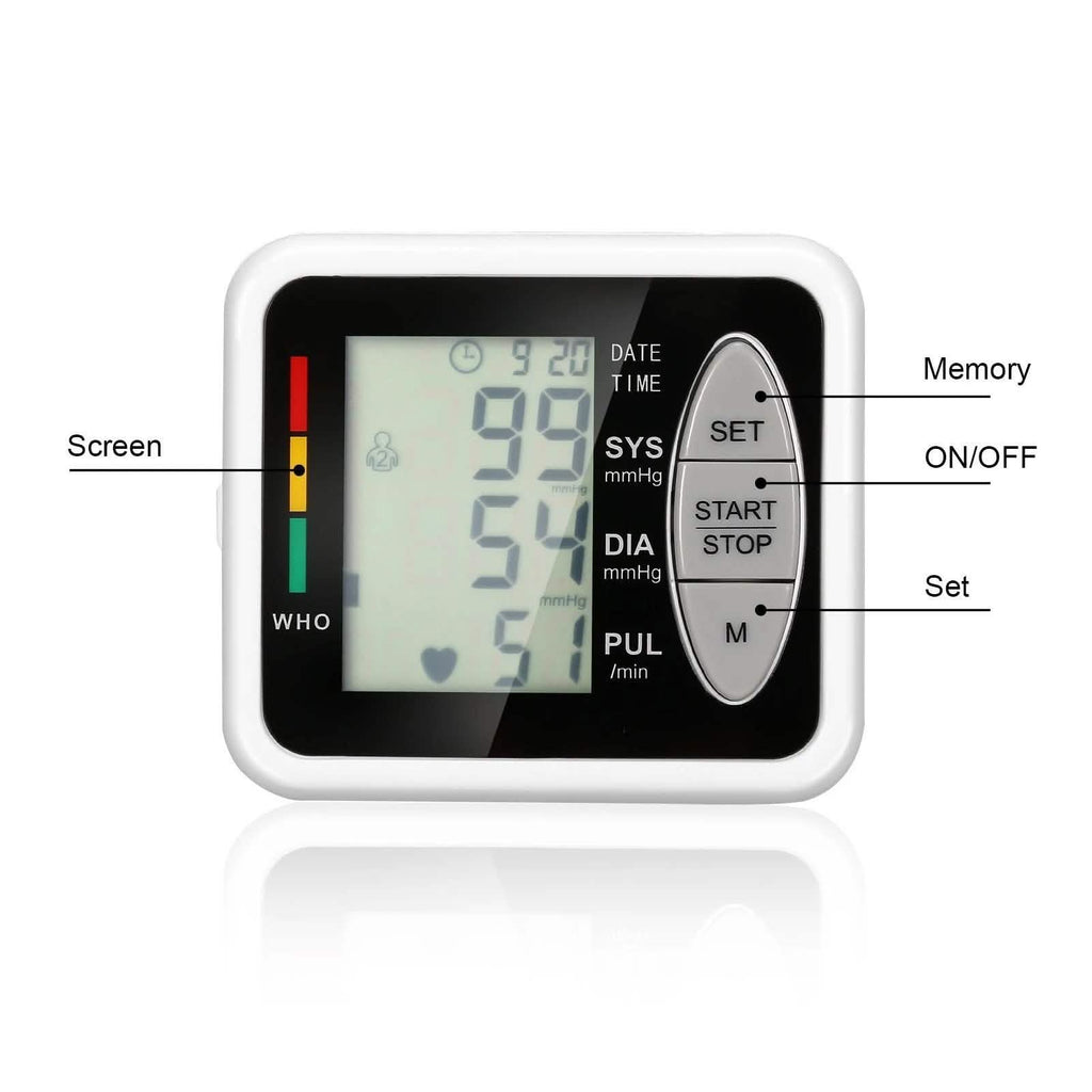 Wrist Electronic Sphygmomanometer Intelligent Electronic Blood Pressure Monitor