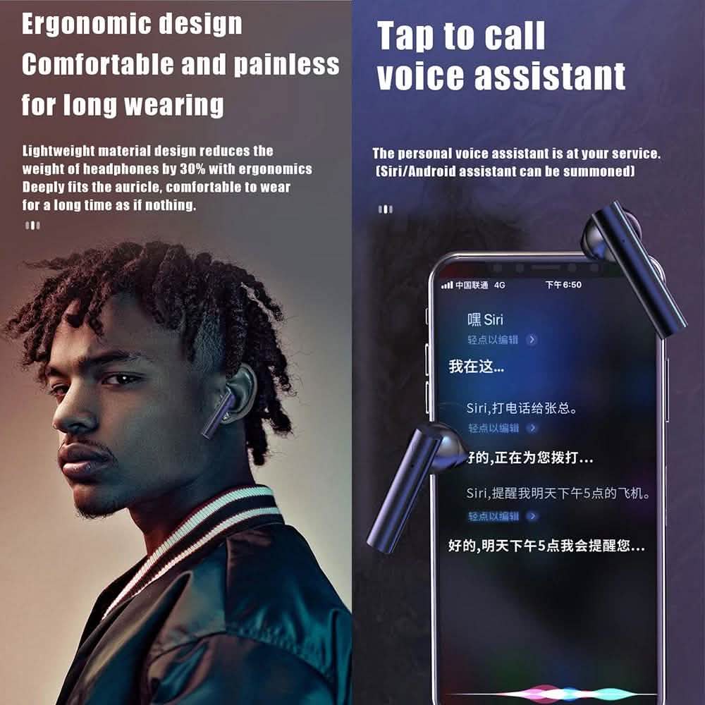 X10 TWS BT5.1 Waterproof HiFi Sports Headphones