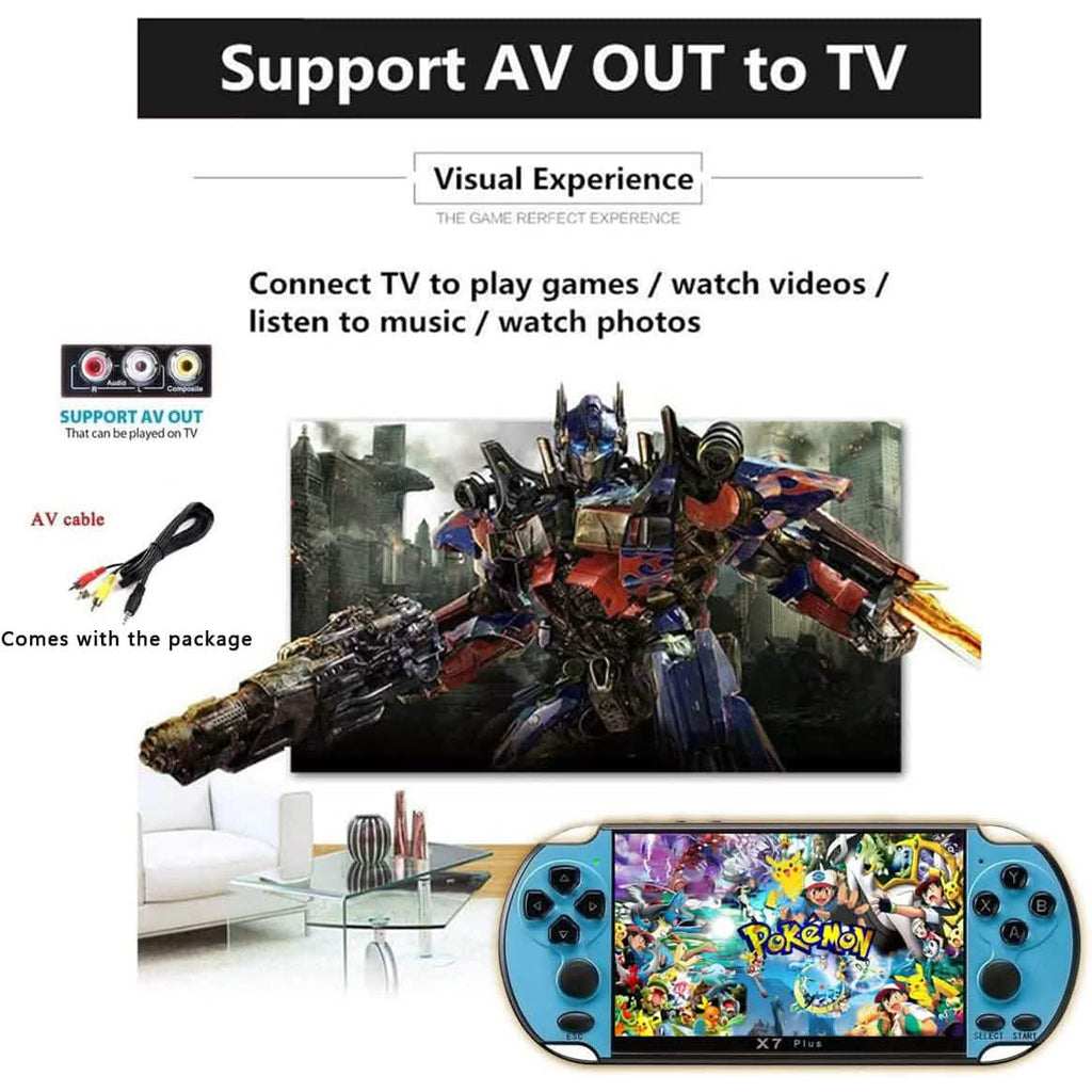 X7Plus Dual Joystick Portable Handheld Game Console