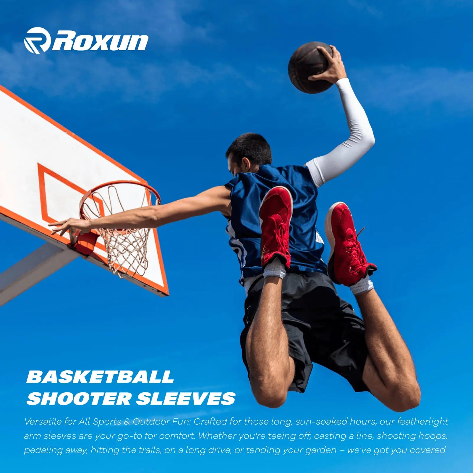 Arm Sleeves, Cooling UV Sun Protection Sports Compression for Men/Women 4 Pairs