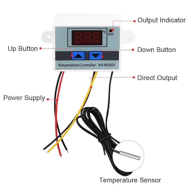 XH-W3001 Digital LED Temperature Controller