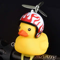 Yellow Little Duck Shape Bike Bell Bike Horn and Front Light