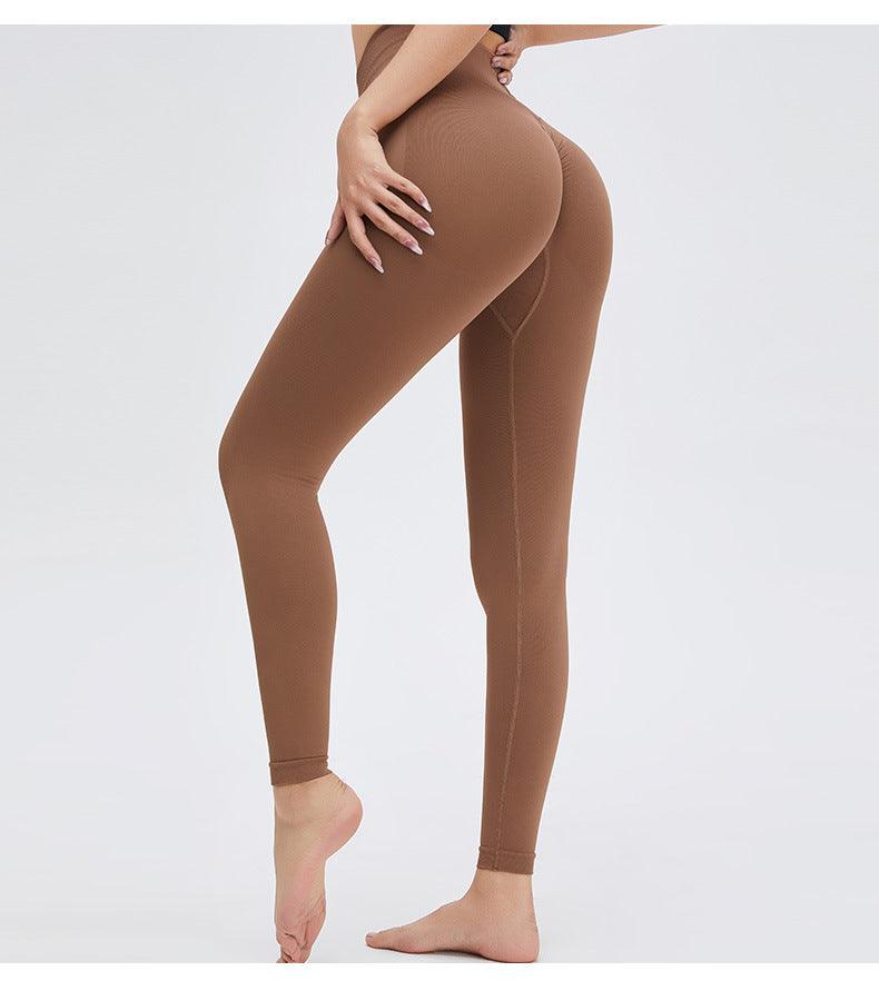 Yoga High Waist Push Up Seamless Sport Leggings Women Workout Pants Super Stretchy Gym Workout Tight Sport Leggings Lightweight Running Pants