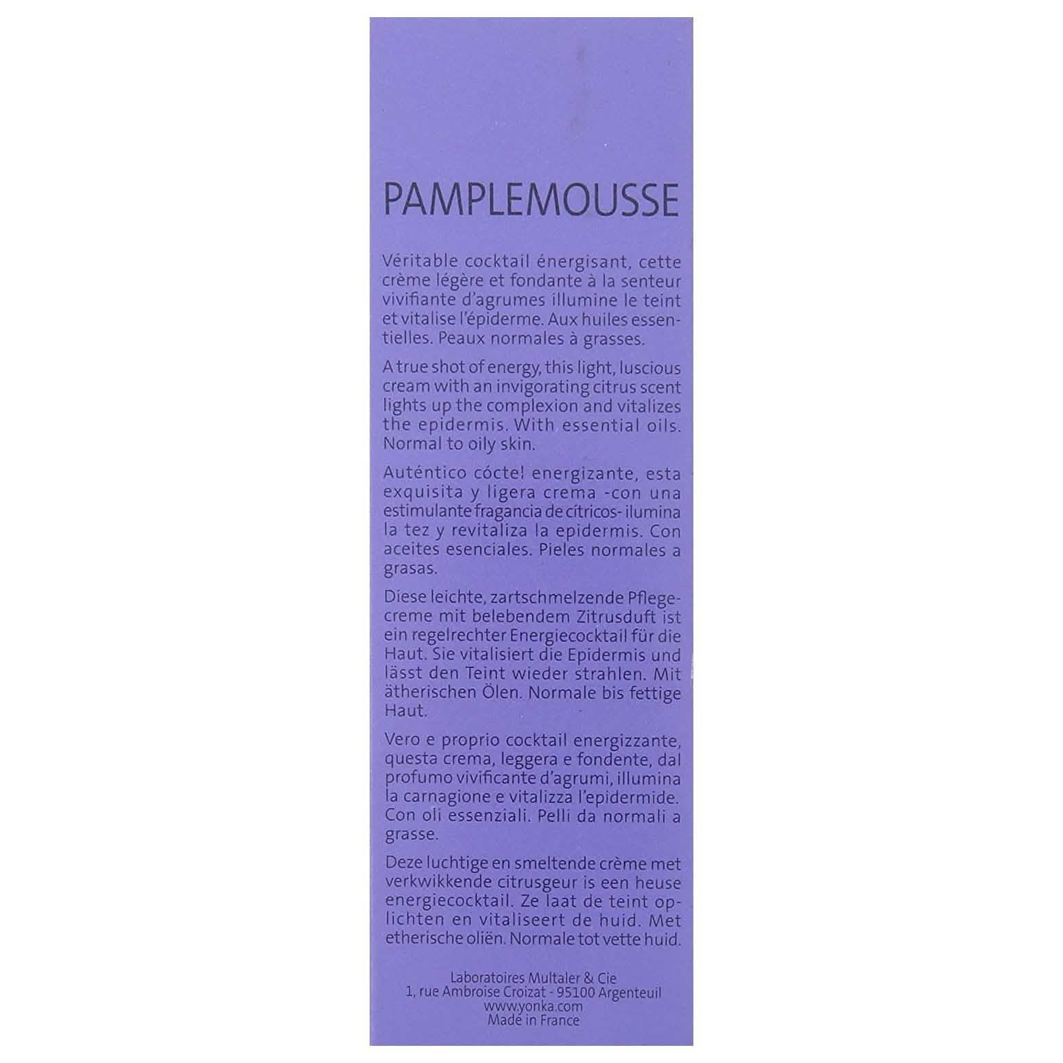 Yon-Ka Paris Pamplemousse Creme PNG for Normal to Oily Skin - 50 ml