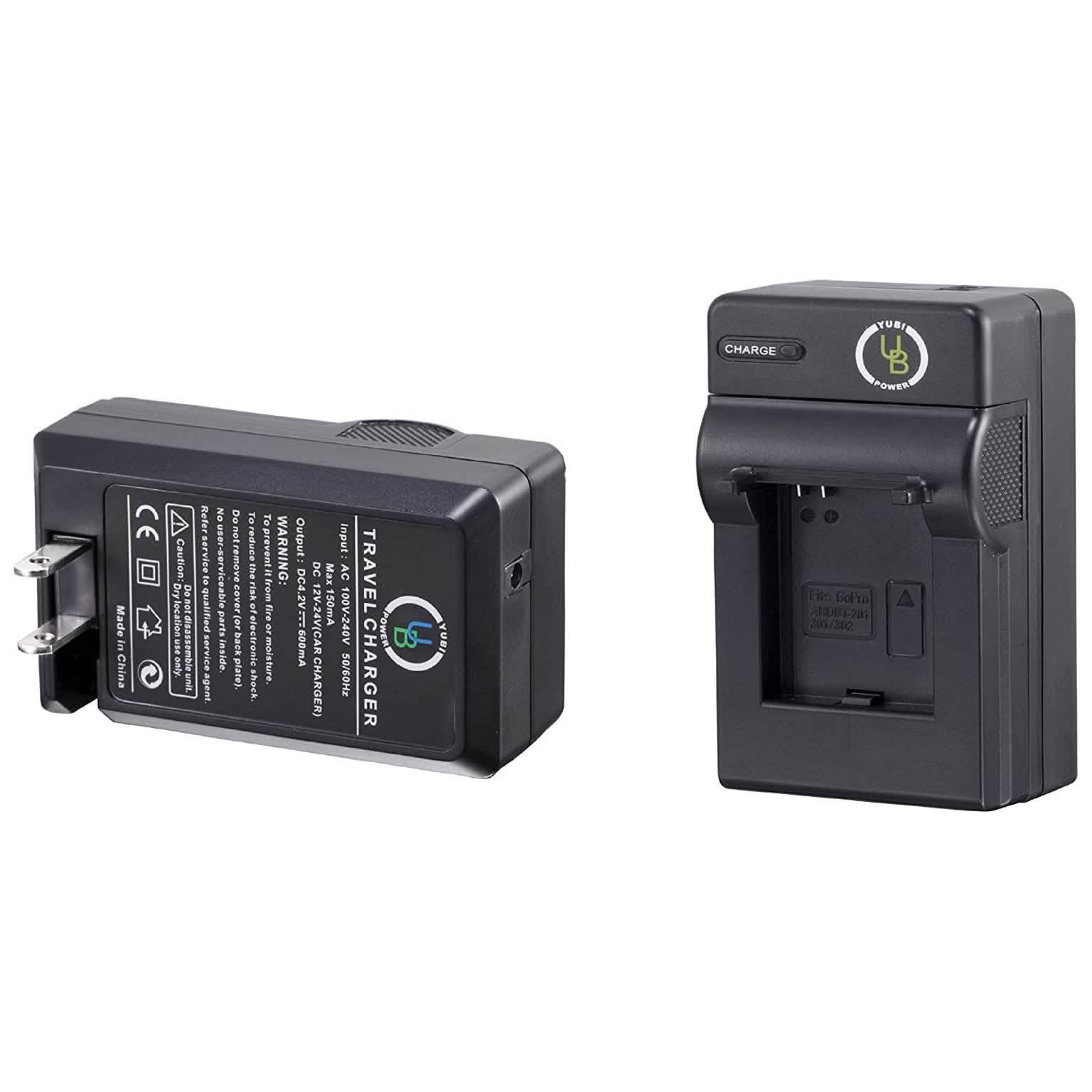 Yubi Power 2 Batteries Kit for GoPro 1280 mAh and Travel Charger Kits
