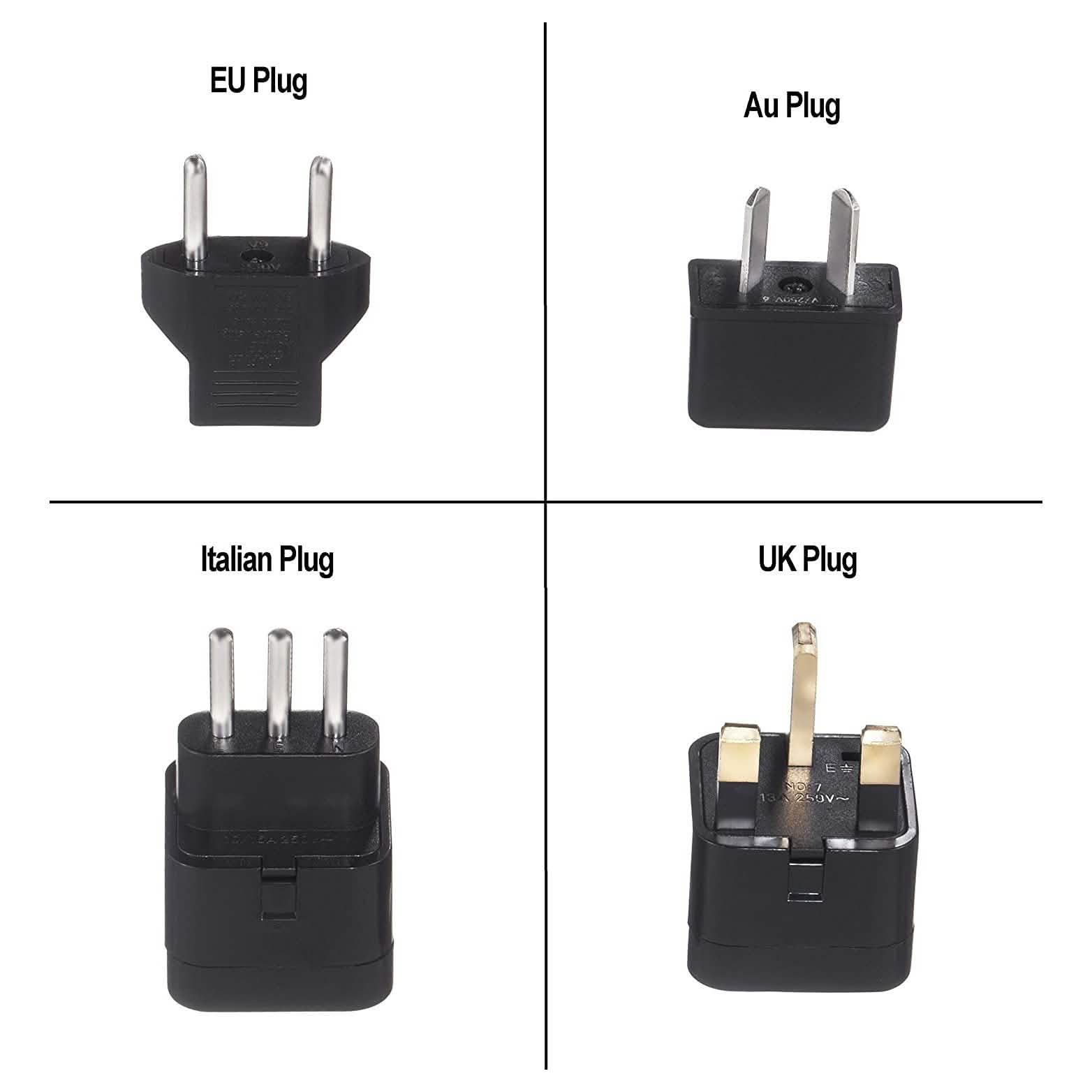Yubi Power 2 Batteries Kit for GoPro 1280 mAh and Travel Charger Kits