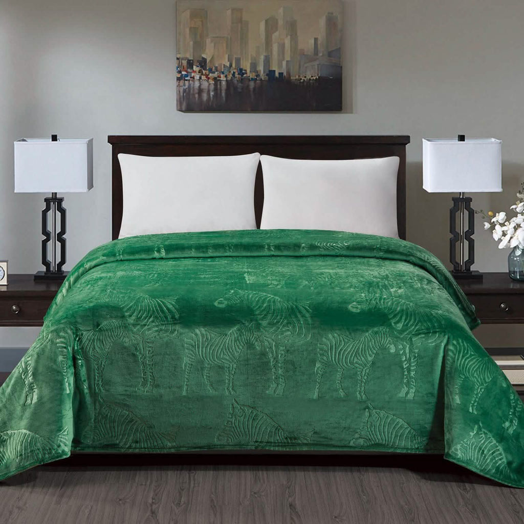 Zebra Designed Premium Flannel Fleece Blanket