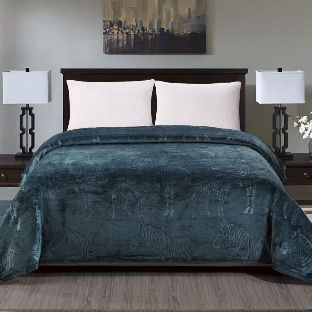 Zebra Designed Premium Flannel Fleece Blanket