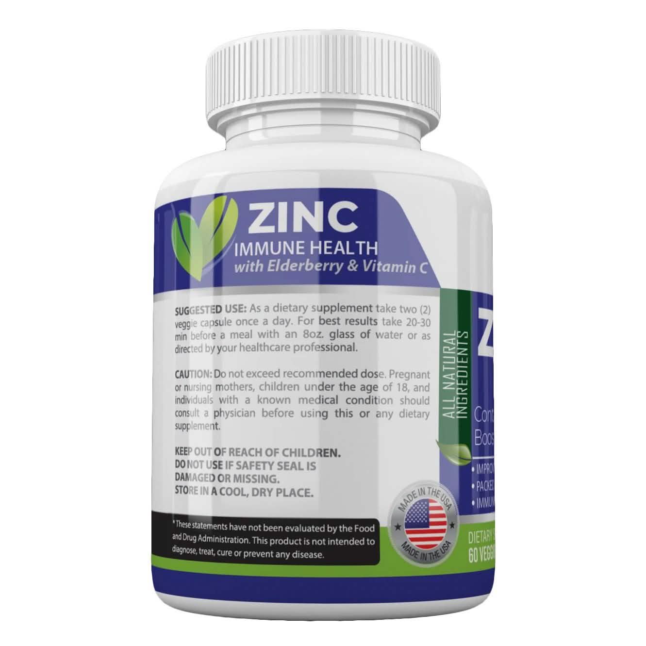Zinc Immune Boosting Capsules - Extra Strength 1000mg