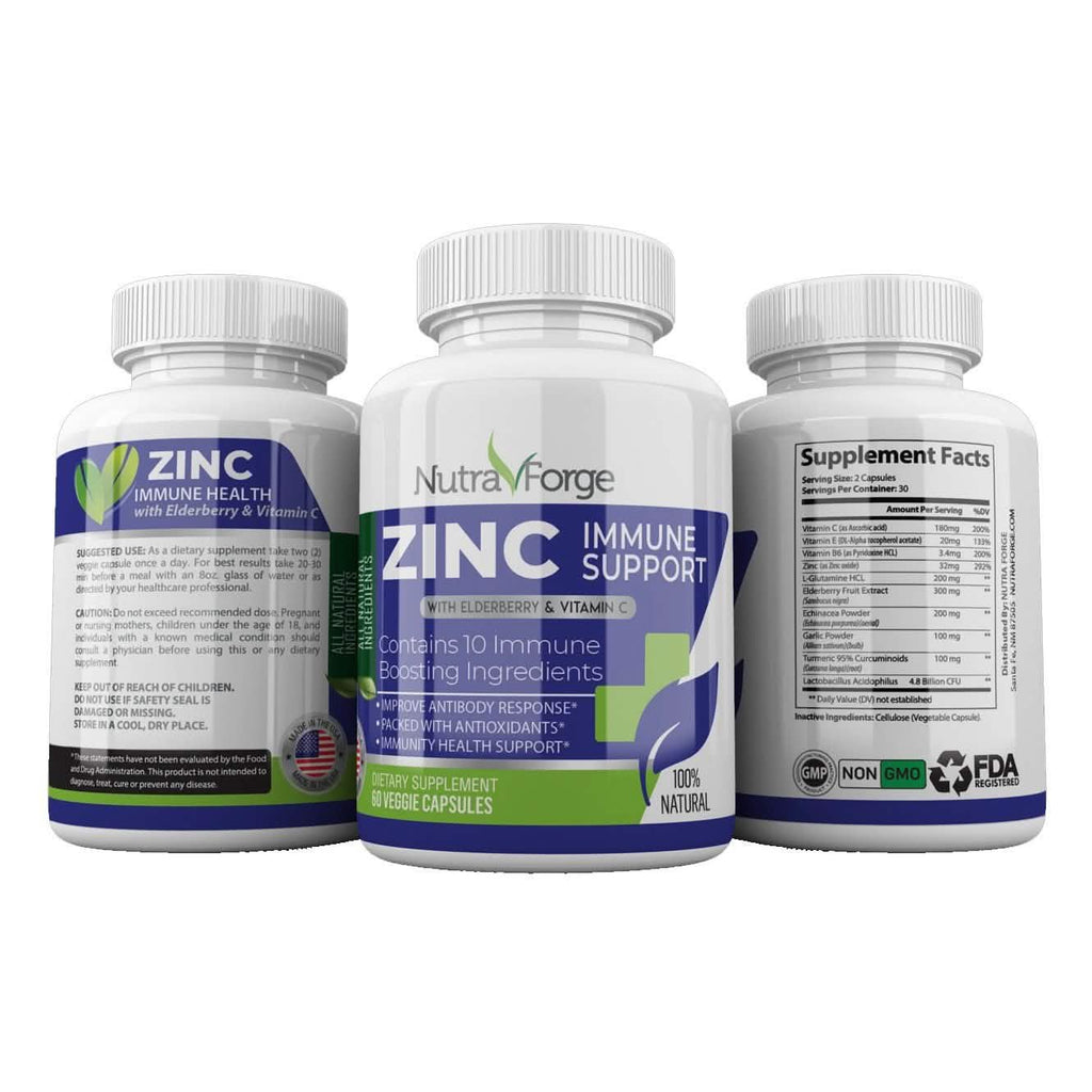 Zinc Immune Boosting Capsules - Extra Strength 1000mg
