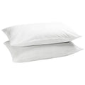 Zippered Waterproof Bed Bug/Dust Mite Fabric Pillow Covers