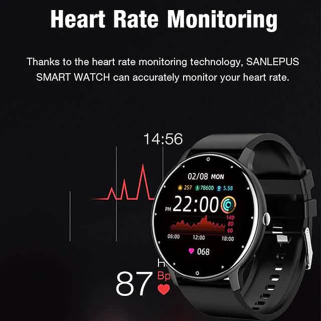 Zl02 Smart Watch 1.28 Inch Smartwatch Fitness Running Watch