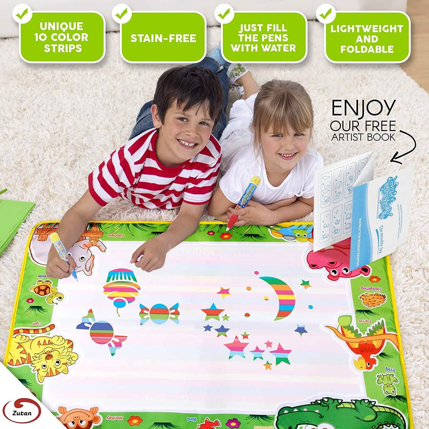 Zutan Large Aqua Doodle Mat Water Drawing Pad